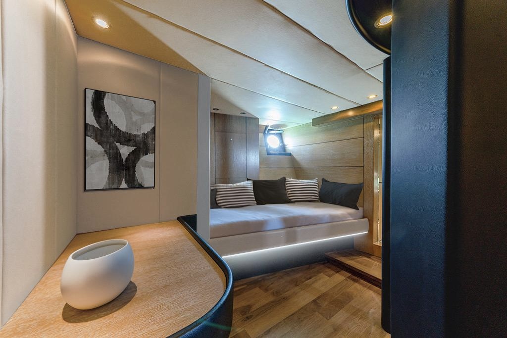 Motor Yacht Gemaya - Abeking Rasmussen - cabin