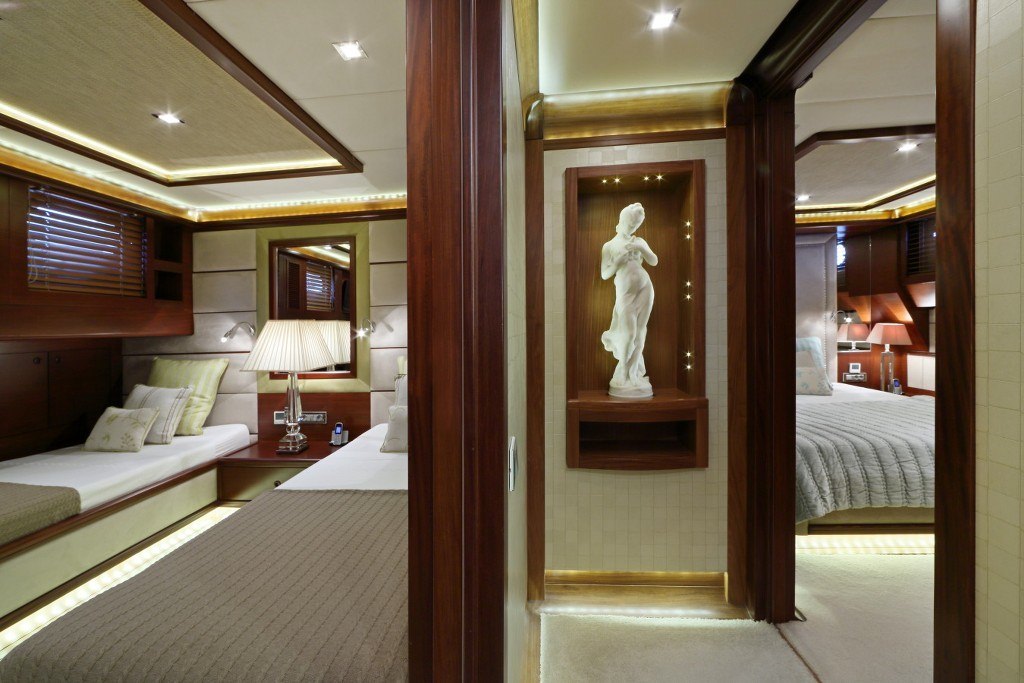 DAIMA yacht for charter - cabin detail