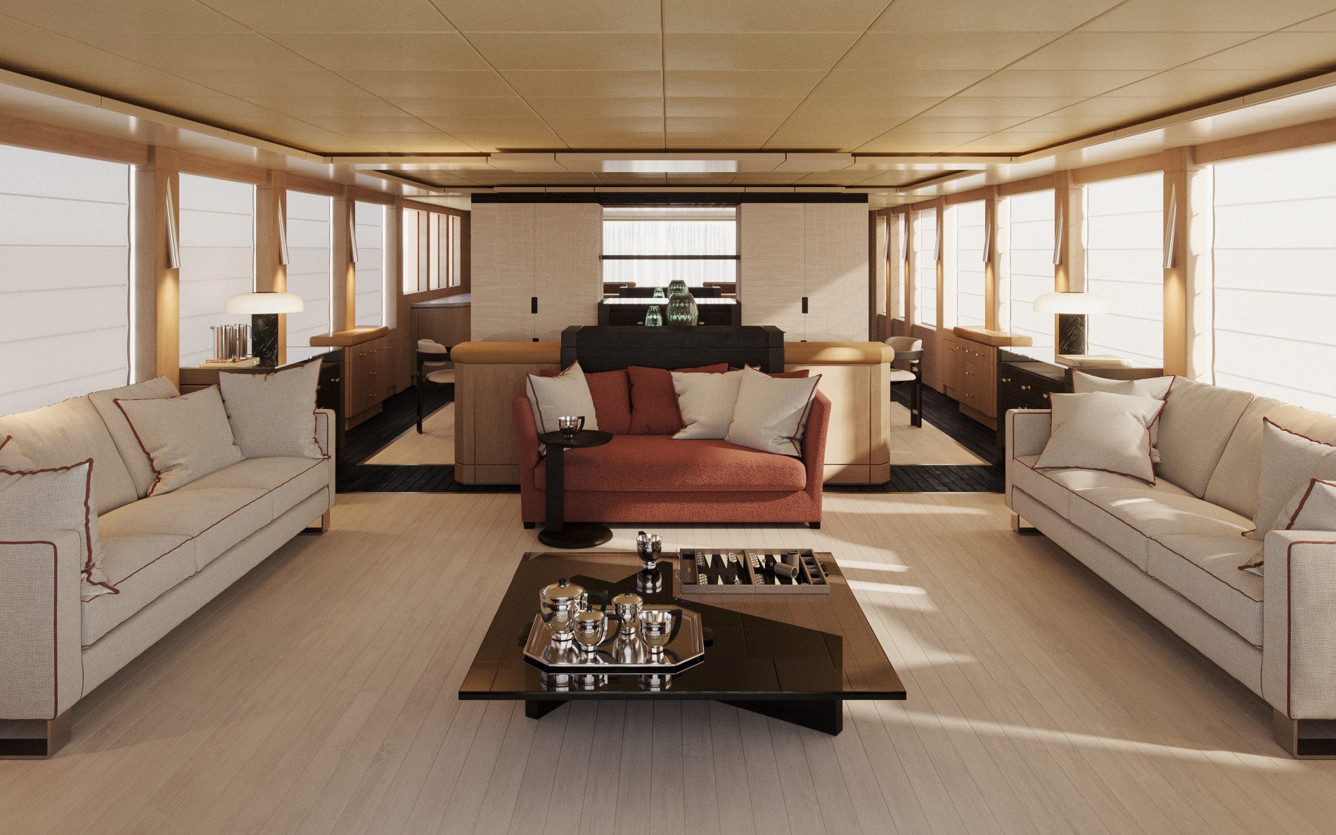 Penelope yacht for charter - salon